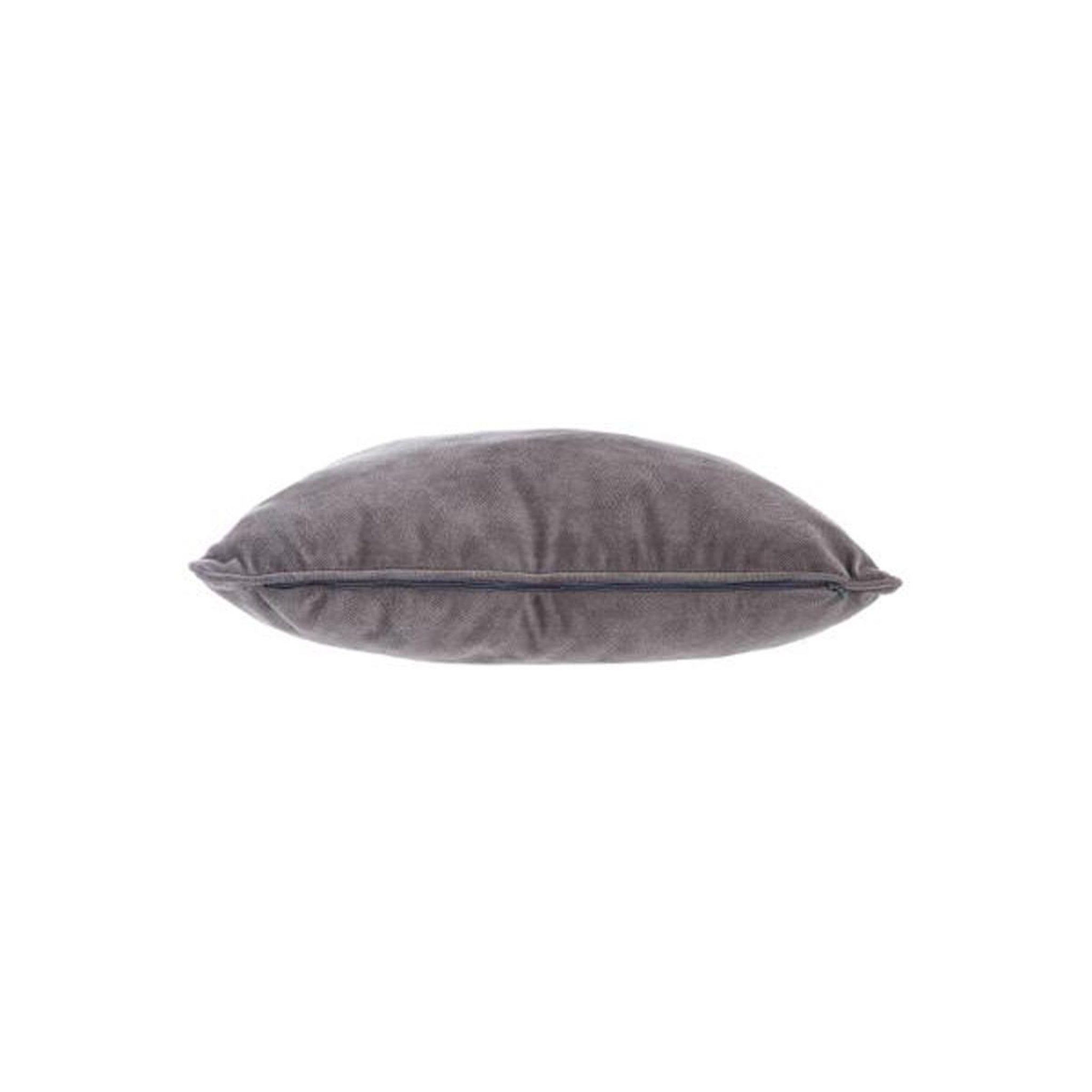 Voir la diapositive 2 : ATMOSPHERA Coussin déhoussable  lilou  50x30cm gris foncé