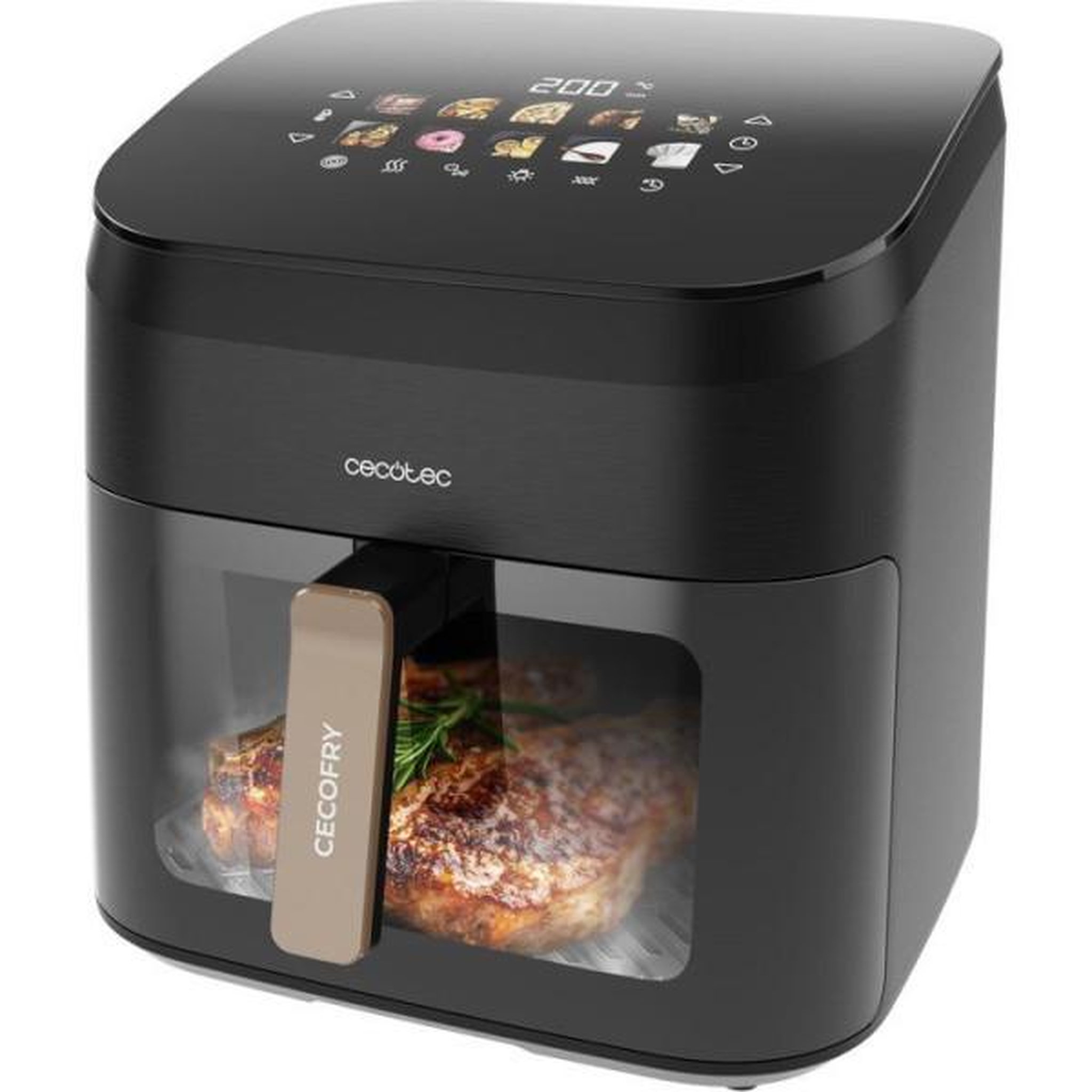 Voir la diapositive 3 : CECOTEC Friteuse electrique  a air sans huile cecotec cecofry&grill smokin' 8500 8.5l grill