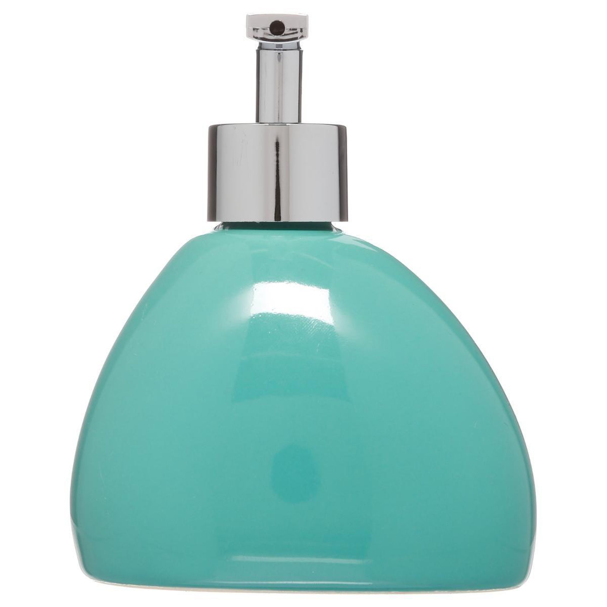 Voir la diapositive 3 : FIVE Distributeur de savon  galet  14cm turquoise