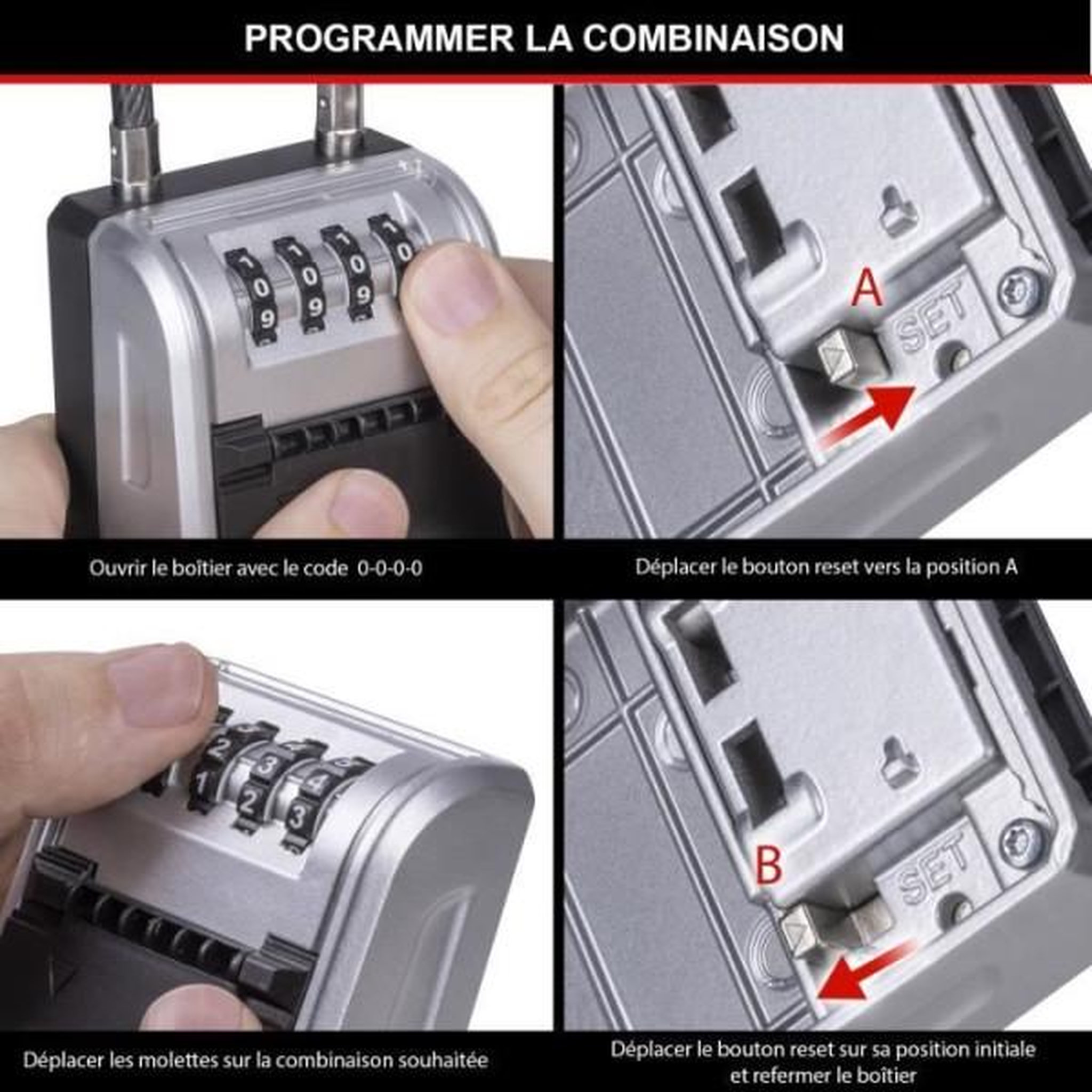 Voir la diapositive 5 : Master lock Armoire de sécurité masterlock boîte a clés 5480eurd format l
