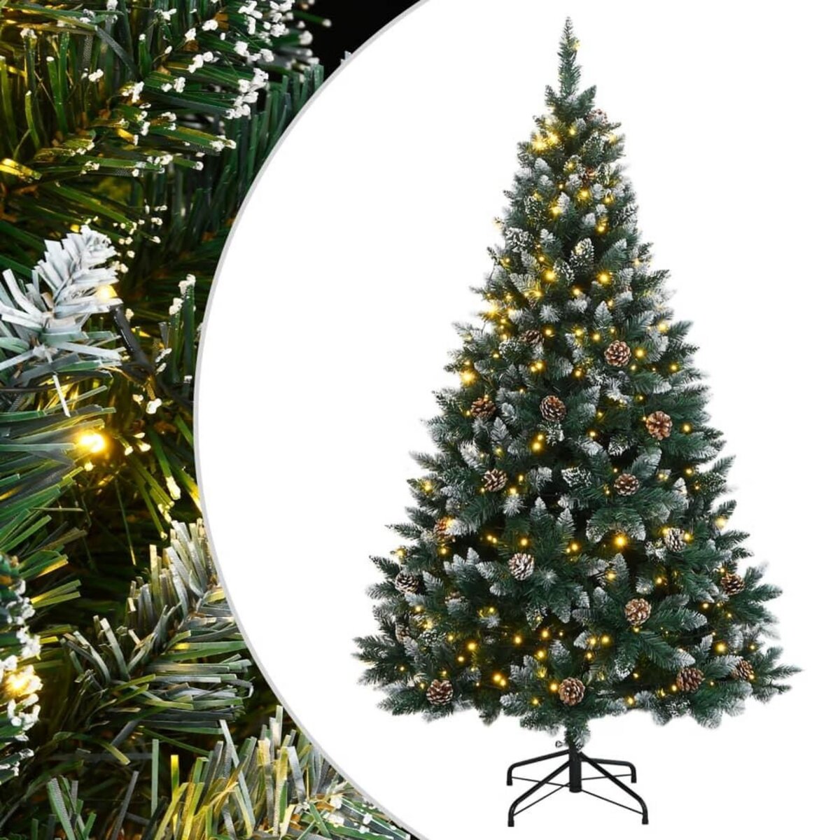 VIDAXL Sapin de Noël artificiel 300 LED 240 cm
