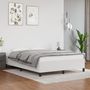 Voir la diapositive 2 : VIDAXL Cadre de lit sans matelas blanc 140x190 cm similicuir