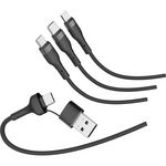 Mobility Lab Câble trio 3 en 2 Lightning micro USB  USBC 1m tres