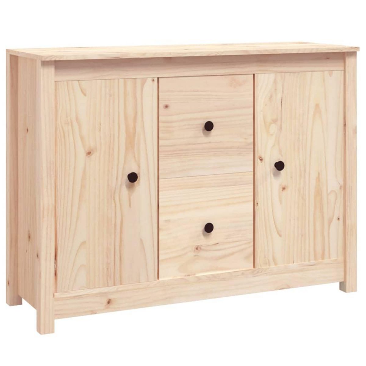 VIDAXL Buffet 100x35x74 cm Bois massif de pin