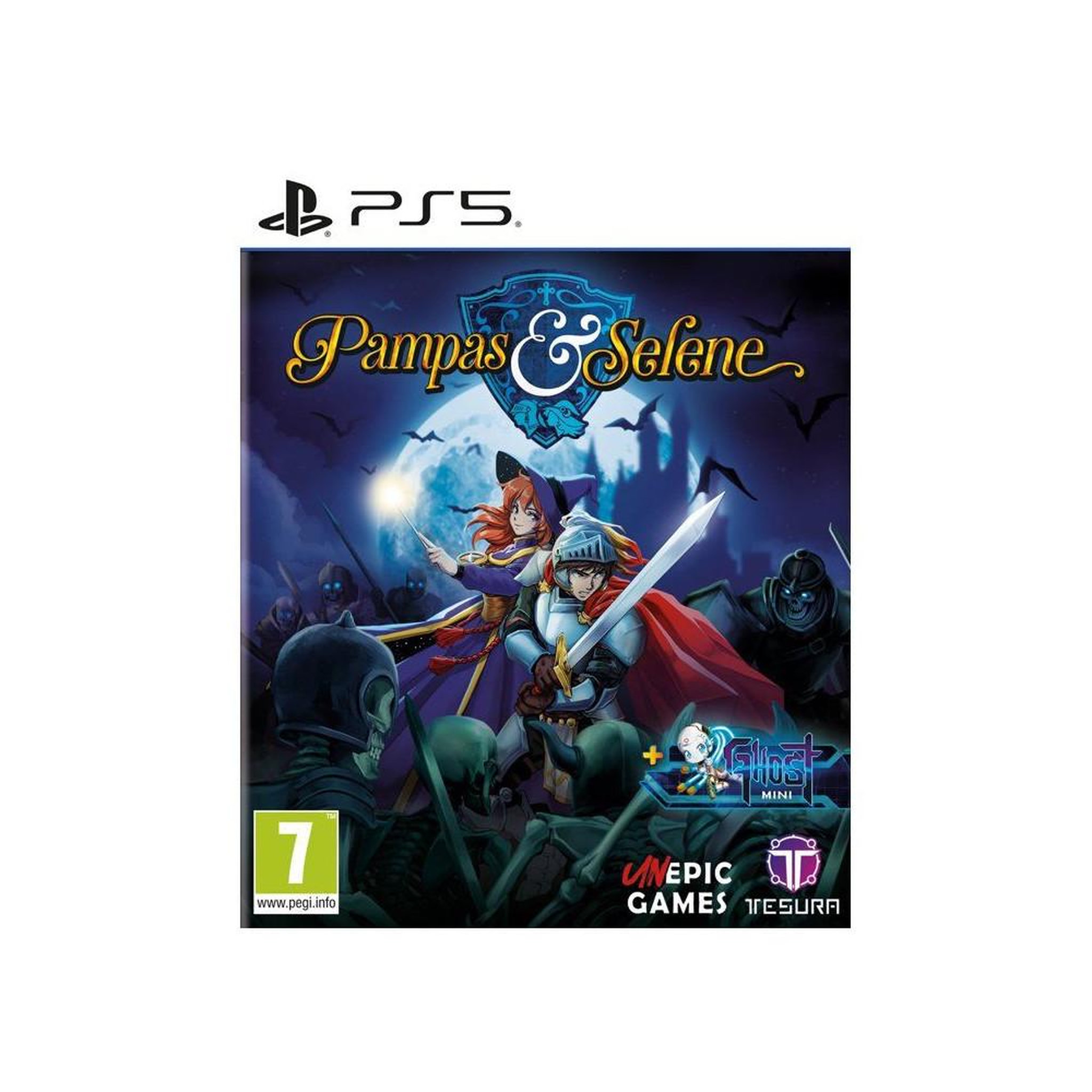 Just for games Pampas & selene : the maze of demons (ps5) – édition standard, plateforme 2d pixel art en local coop