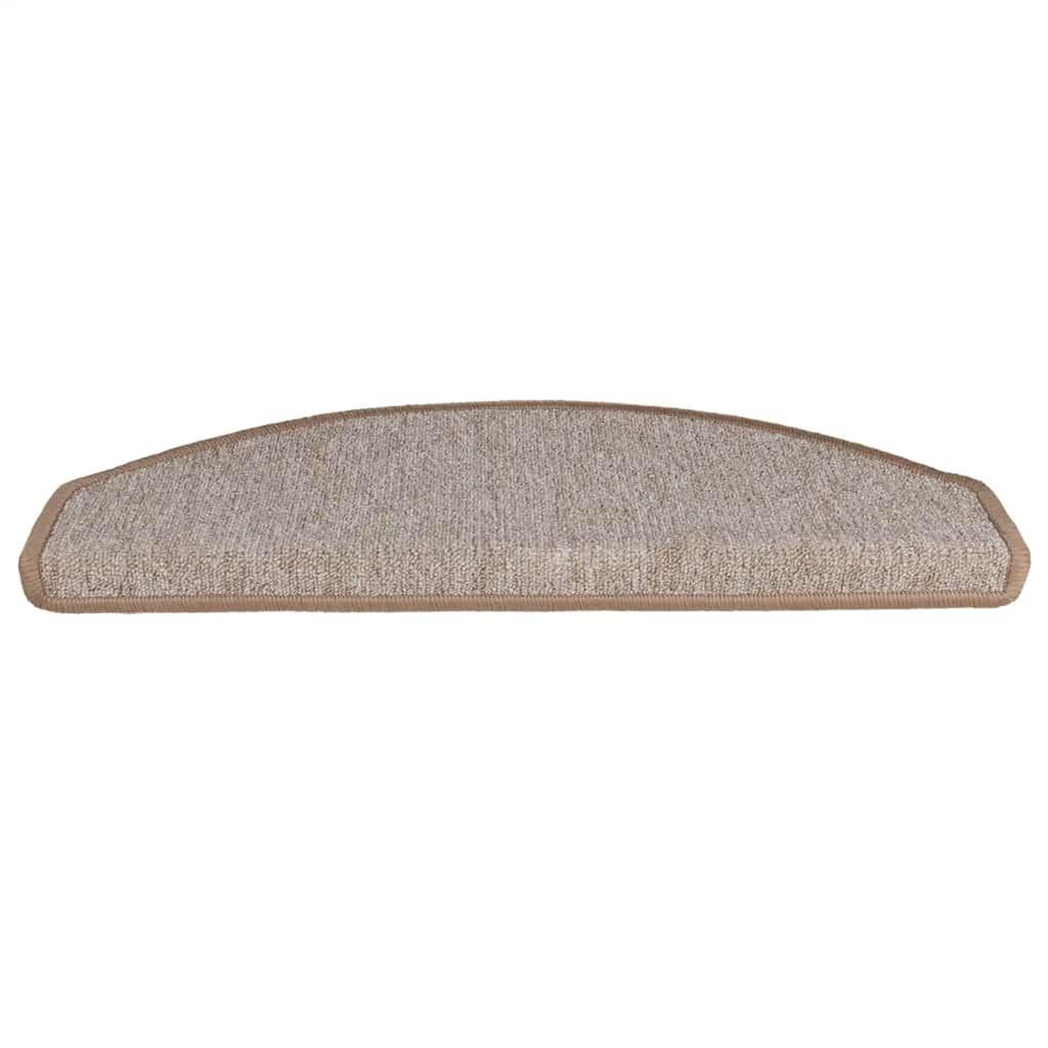 Voir la diapositive 3 : VIDAXL Tapis d'escalier 30 pcs marron clair 65x24x4 cm