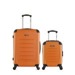 BLUESTAR BLUESTAR - Lot de 2 - Valise weekend et valise cabine XXS OPERA. Coloris disponibles : Bleu, Orange, Rose, Beige, Marron, Gris, Noir