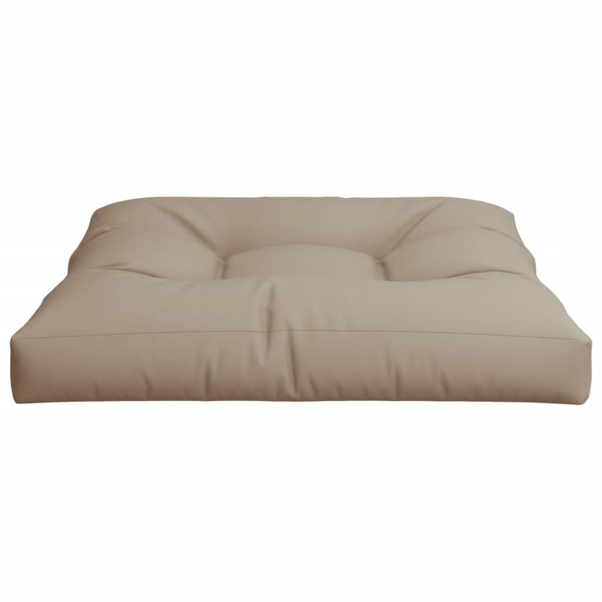 Voir la diapositive 5 : VIDAXL Coussin de palette taupe 80x80x12 cm tissu