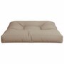 Voir la diapositive 5 : VIDAXL Coussin de palette taupe 80x80x12 cm tissu