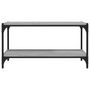 Voir la diapositive 5 : VIDAXL Meuble TV Sonoma gris 80x33x41 cm Bois d'ingenierie et acier