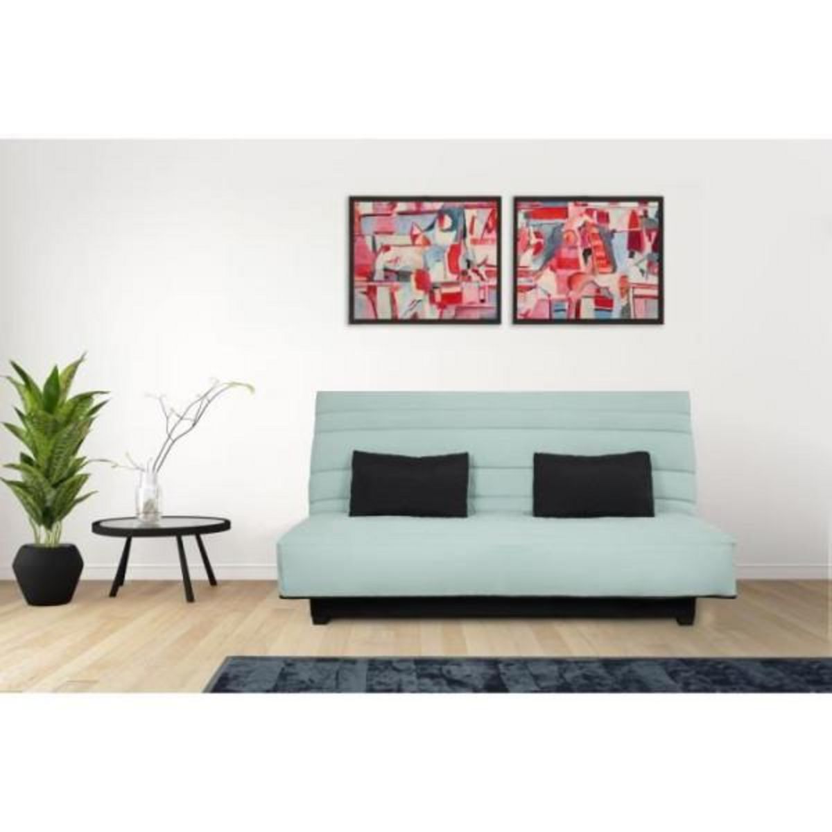 DUNLOPILLO DUNLOPILLO Banquette clic clac 2 places - Vert - ReVEUR