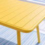 Voir la diapositive 6 : CONCEPT USINE Table de jardin 10-12 places 234cm jaune BERGAME