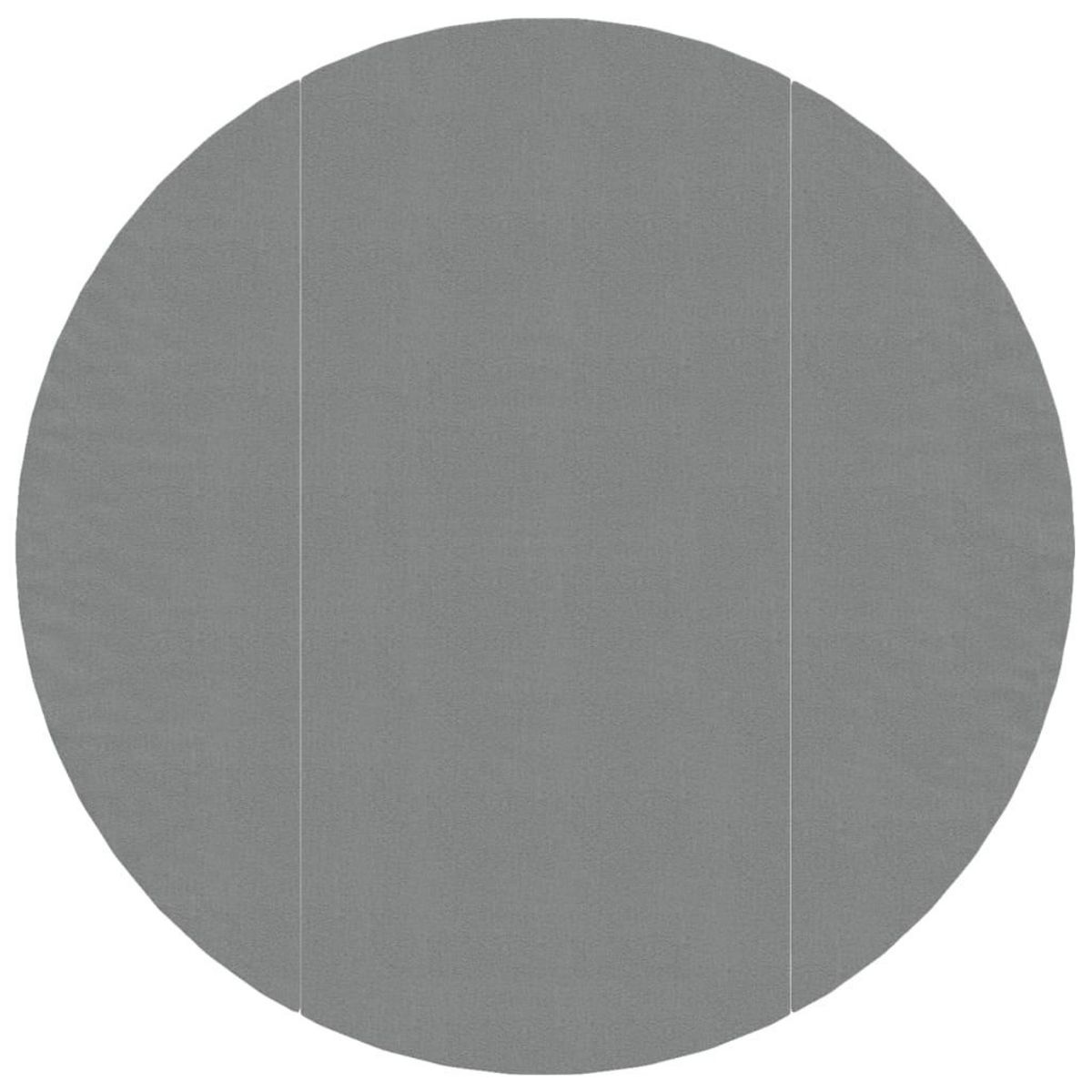 VIDAXL Bache de piscine gris clair Ø306 cm geotextile polyester