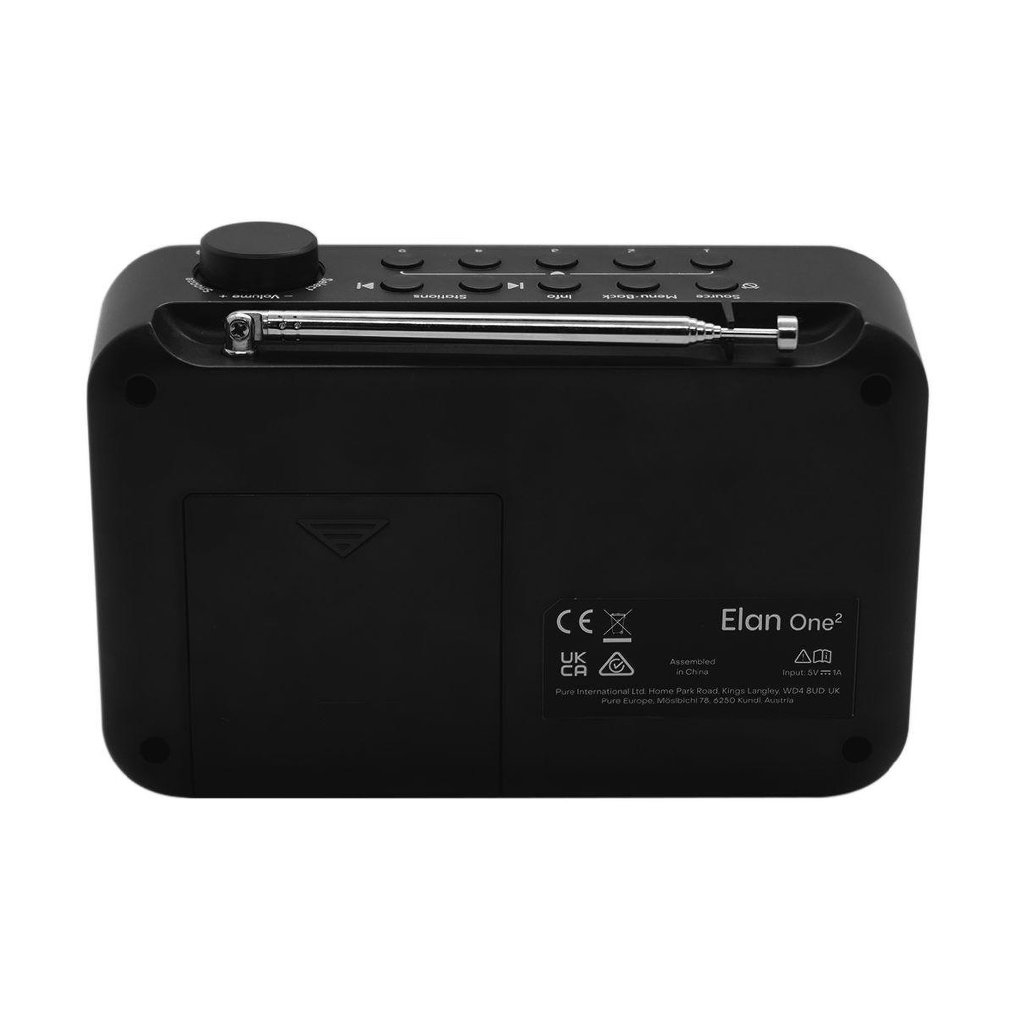 Voir la diapositive 3 : PURE Radio DAB Elan One2 Charcoal