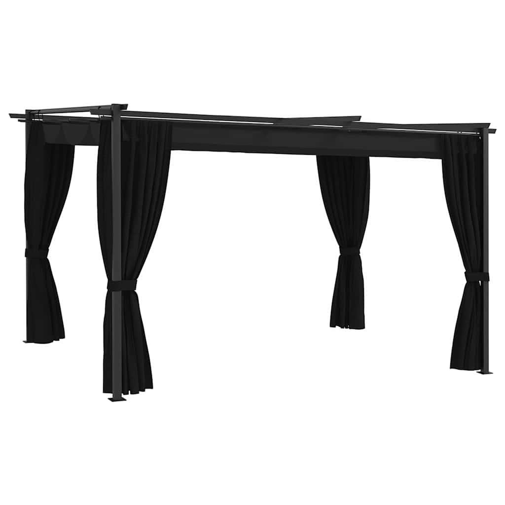 VIDAXL Belvedere 4x3 m anthracite