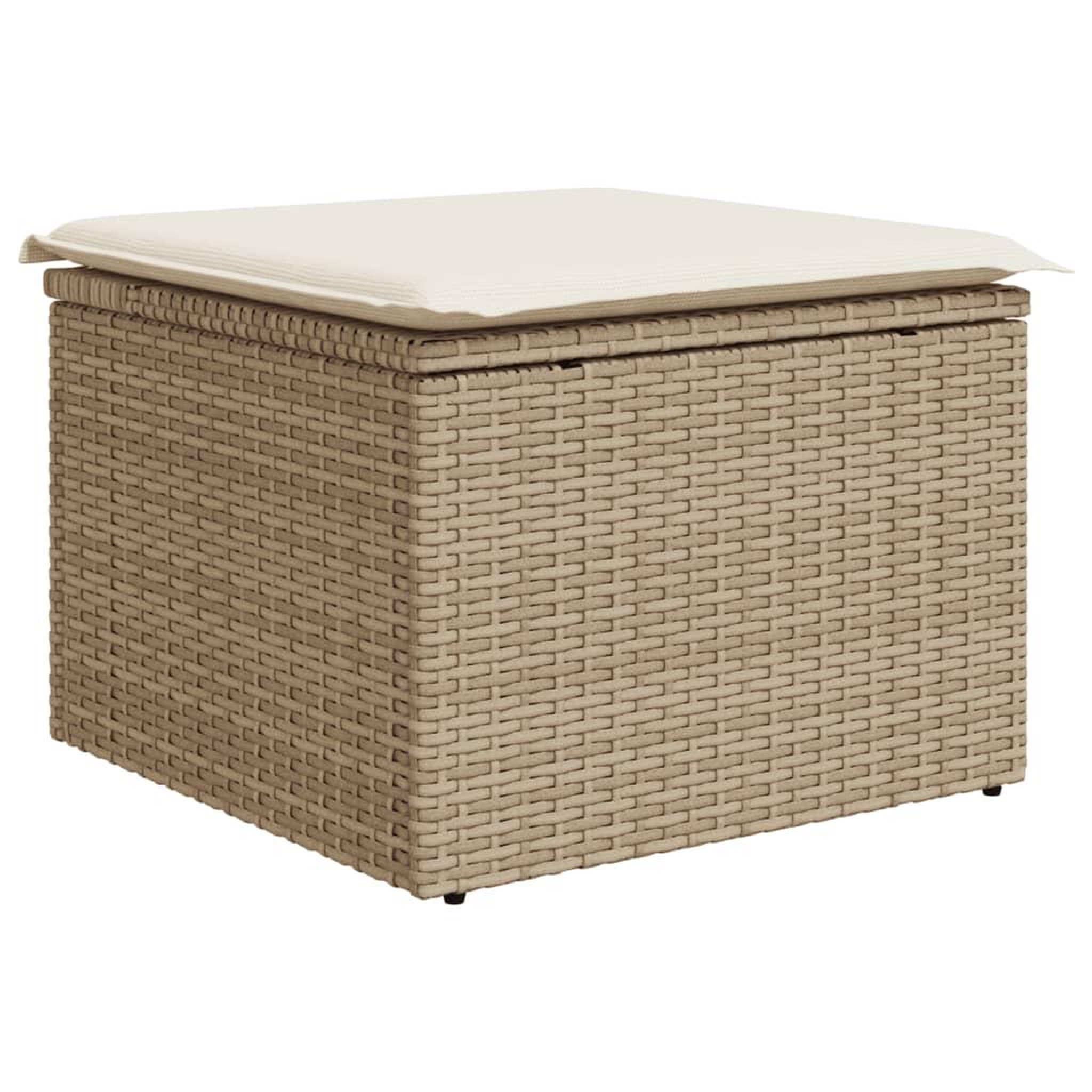 Voir la diapositive 3 : VIDAXL Salon de jardin avec coussins 8 pcs beige resine tressee