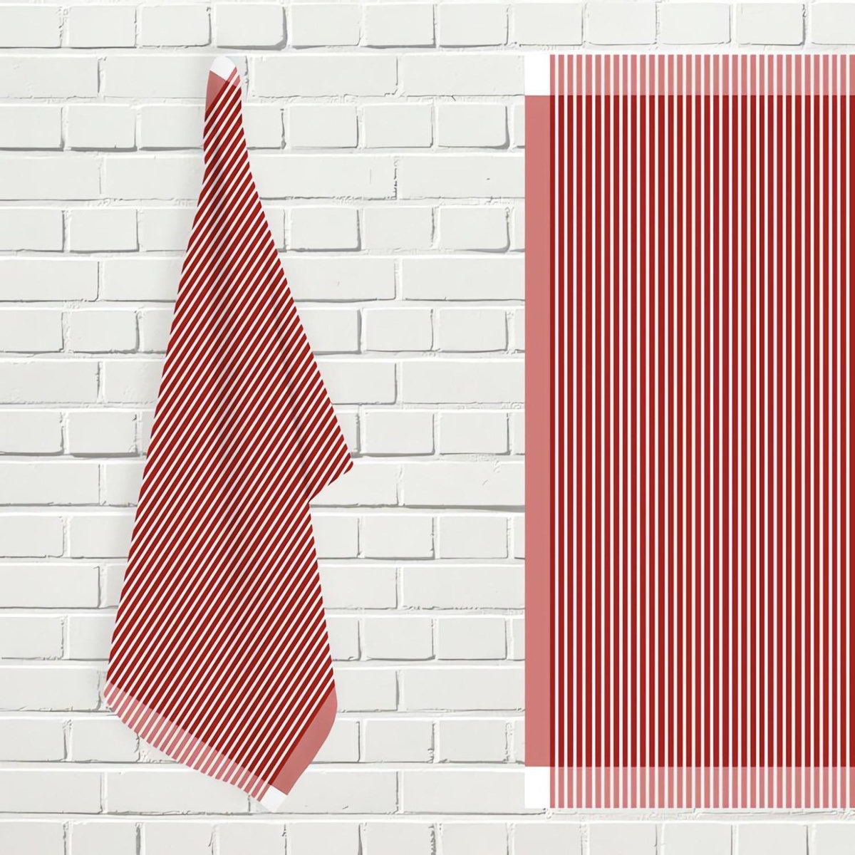 SOLEIL D'OCRE Lot de torchons de cuisine coton KENT, par Soleil d'ocre