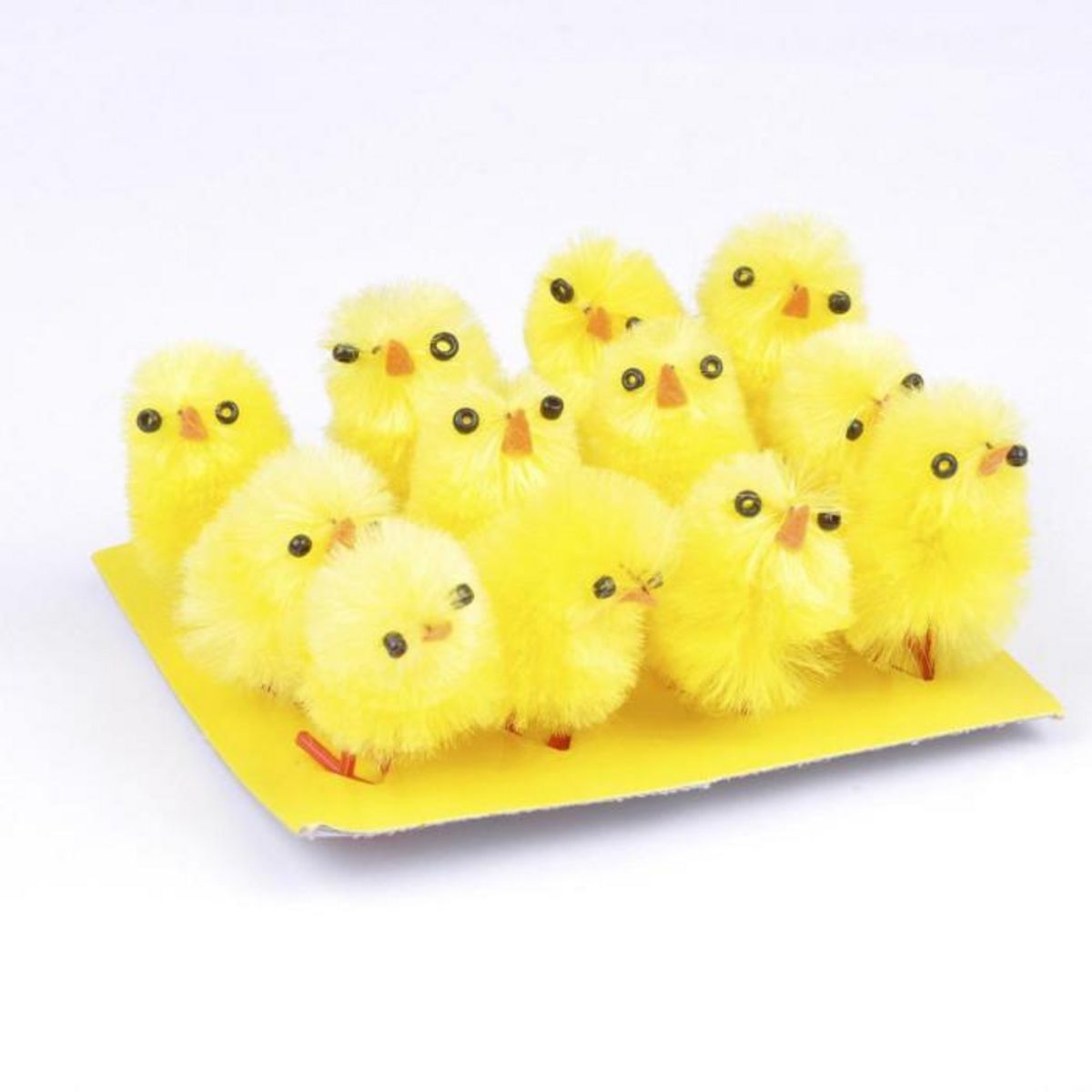 Paris Prix Lot de 12 Poussins  Piou Piou  2cm Jaune