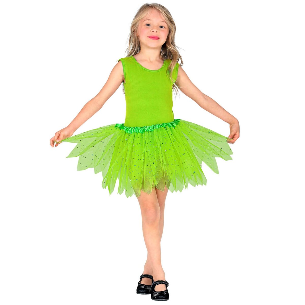 WIDMANN Jupon Tutu Brillant Vert Enfant pas cher Auchan