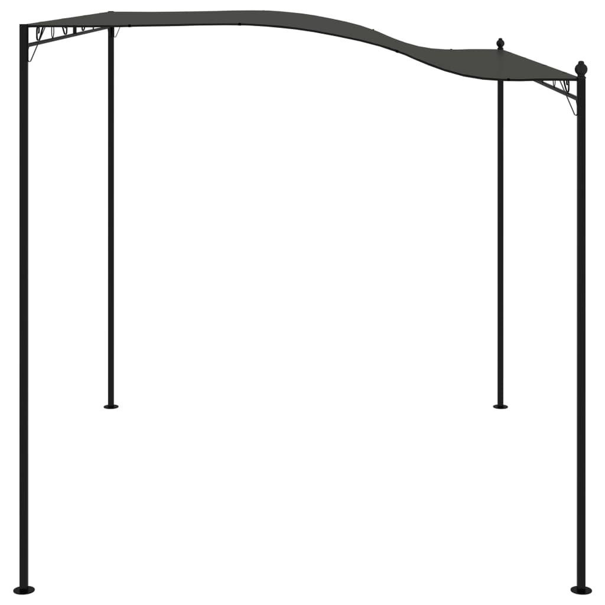 Voir la diapositive 3 : VIDAXL Auvent de parasol 3 x 2,4 m Anthracite
