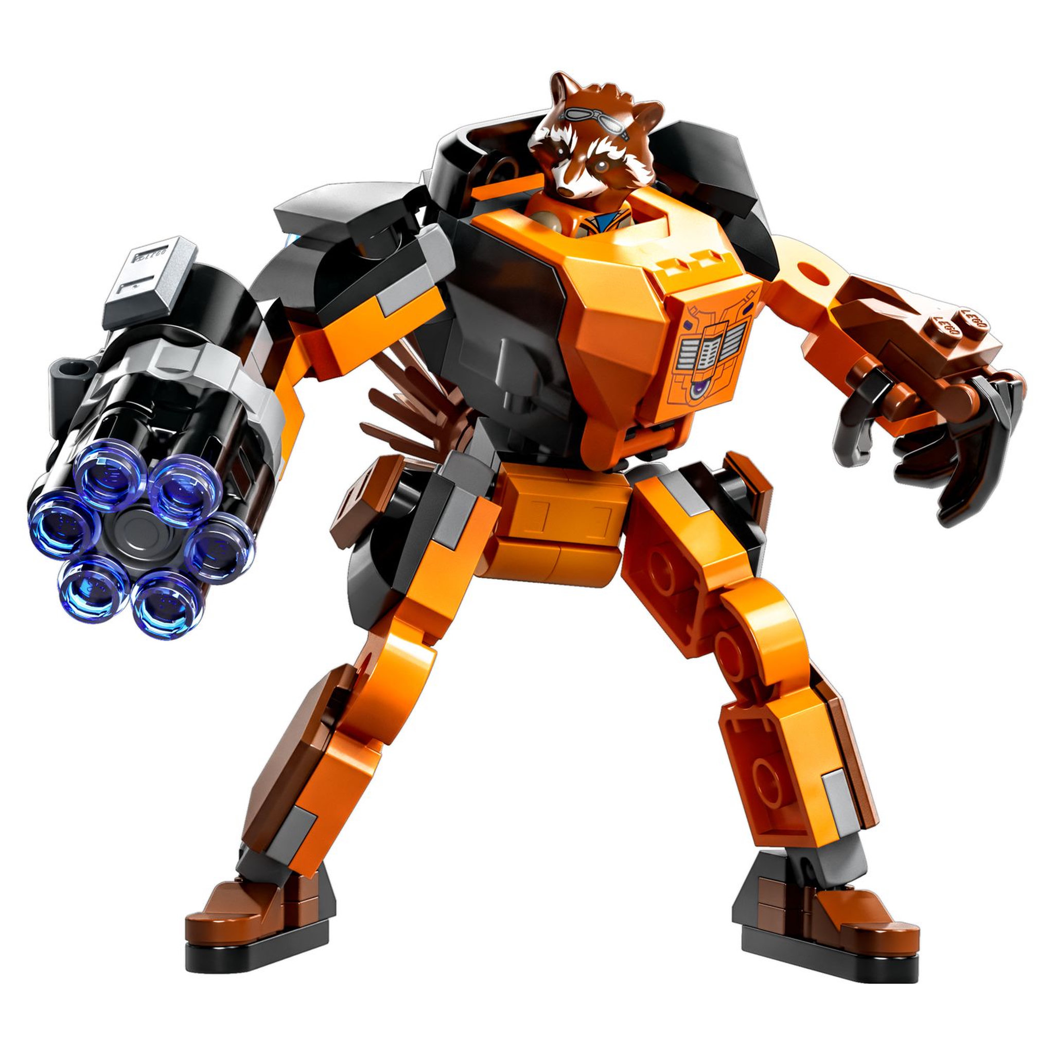 Voir la diapositive 3 : LEGO Marvel 76243 L'armure robot de Rocket,  Figurine Gardiens de la Galaxie, Jouet Raton Laveur, Avengers