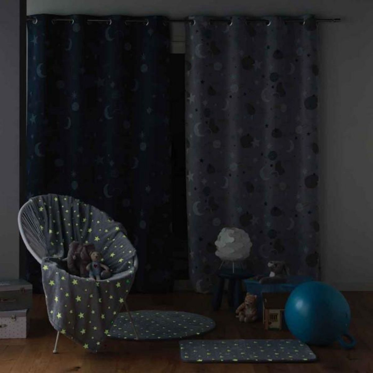 Paris Prix Rideau Occultant  Moonlight  140x260cm Gris