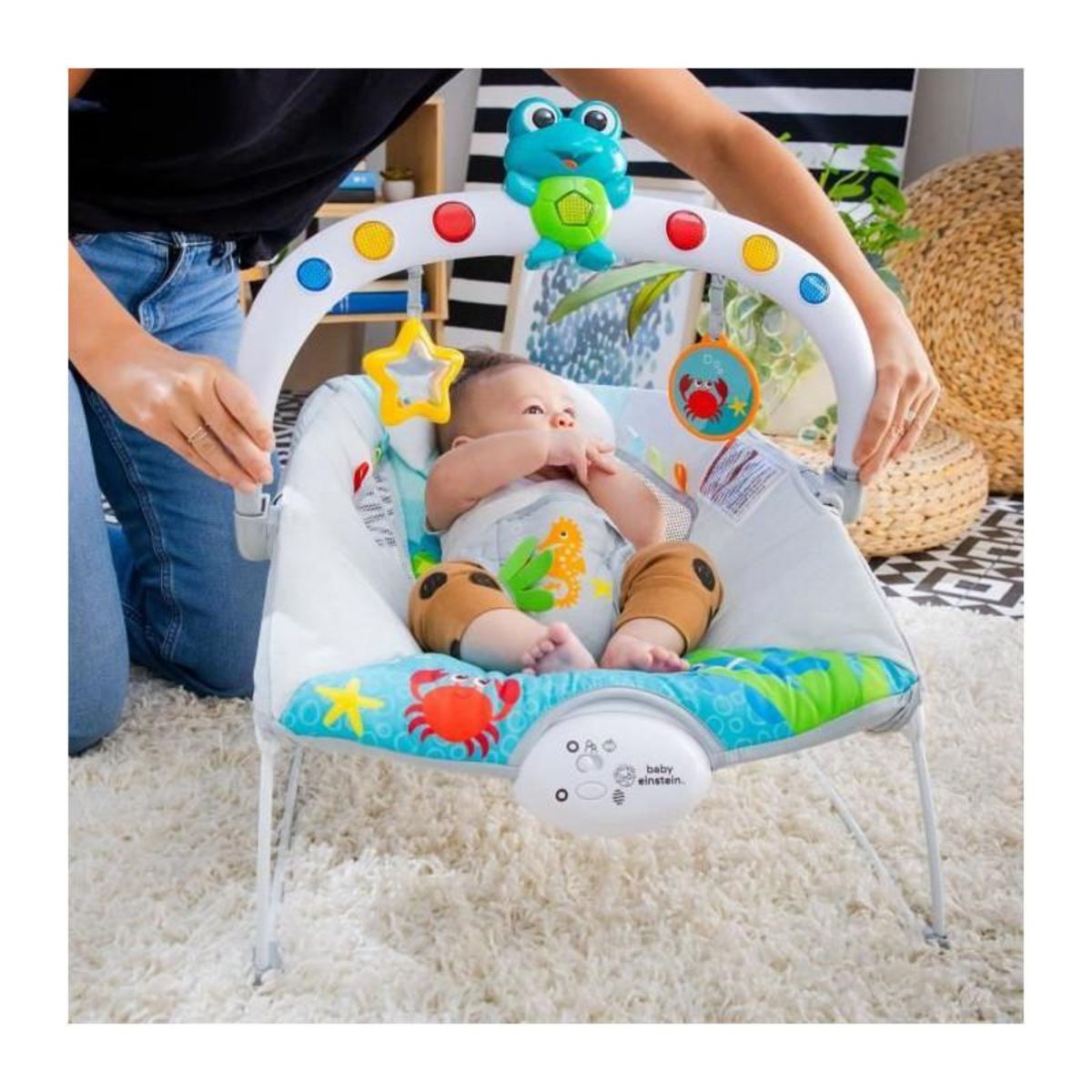 BABY EINSTEIN BABY EINSTEIN Transat Neptune - Ocean Explorers, 15 mélodies, lumieres, vibrations