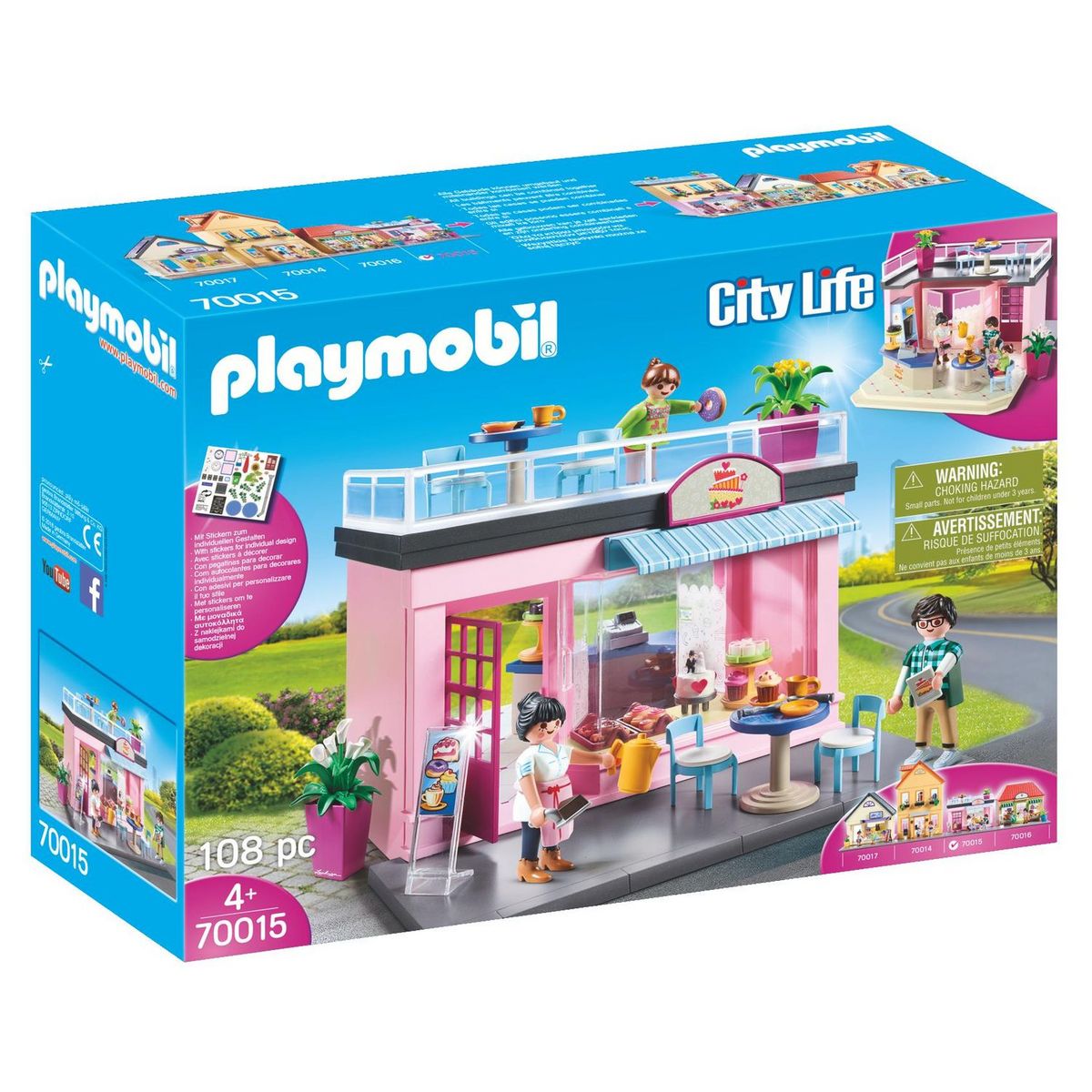 PLAYMOBIL 70015 - City Life - Salon de thé 