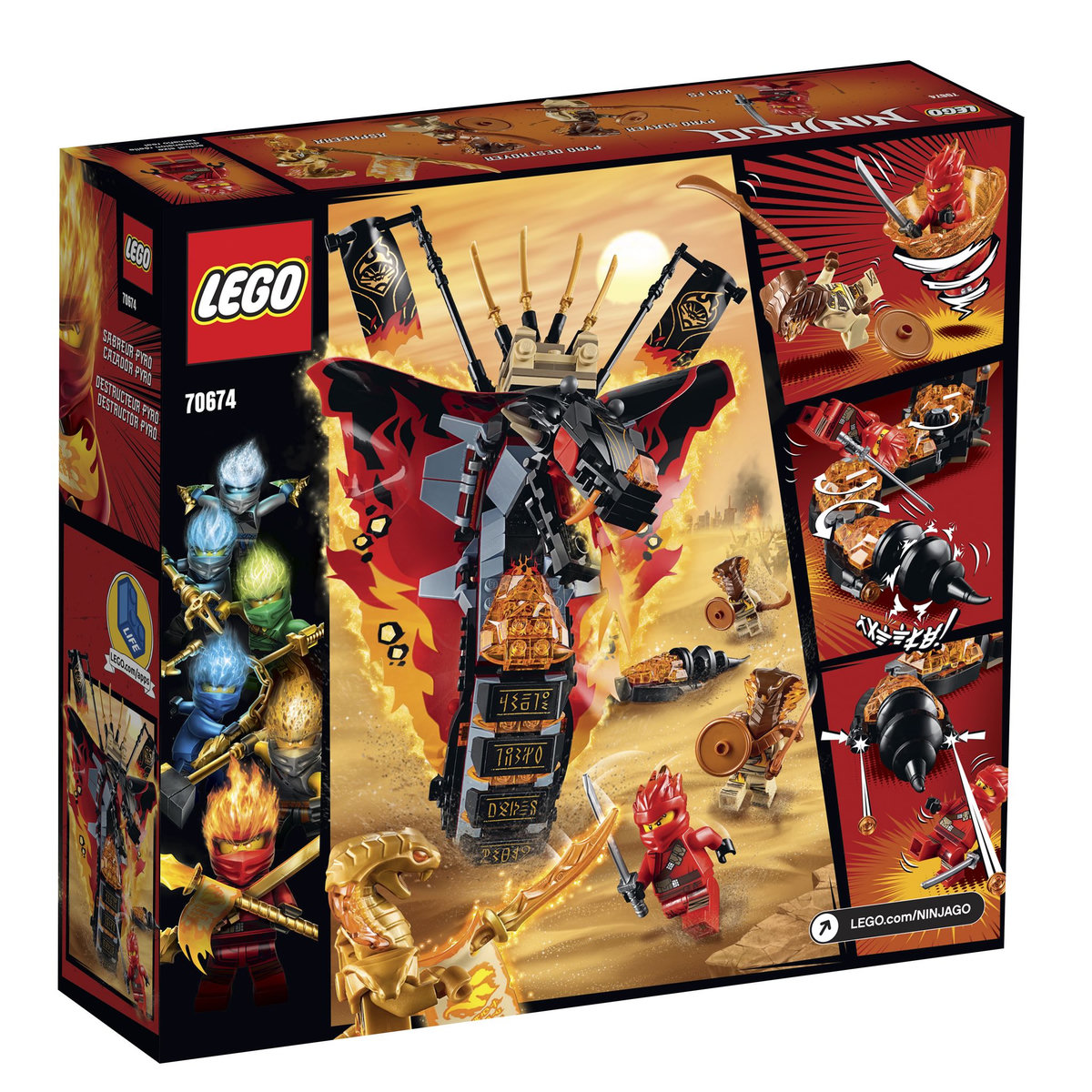 LEGO Ninjago 70674 - Croc' feu