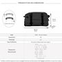 Voir la diapositive 2 : David Jones Sac de voyage cabine à roulettes 35L double compartiment 50cm