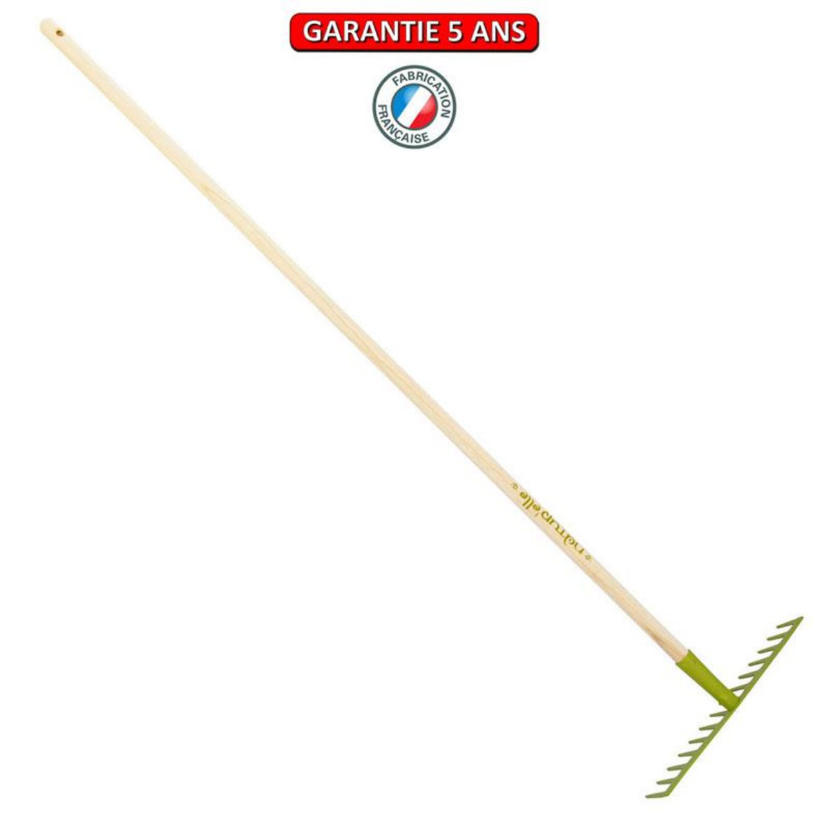 OUTILS PERRIN Râteau soudé 14 dents droites manche 150cm - Kiwi