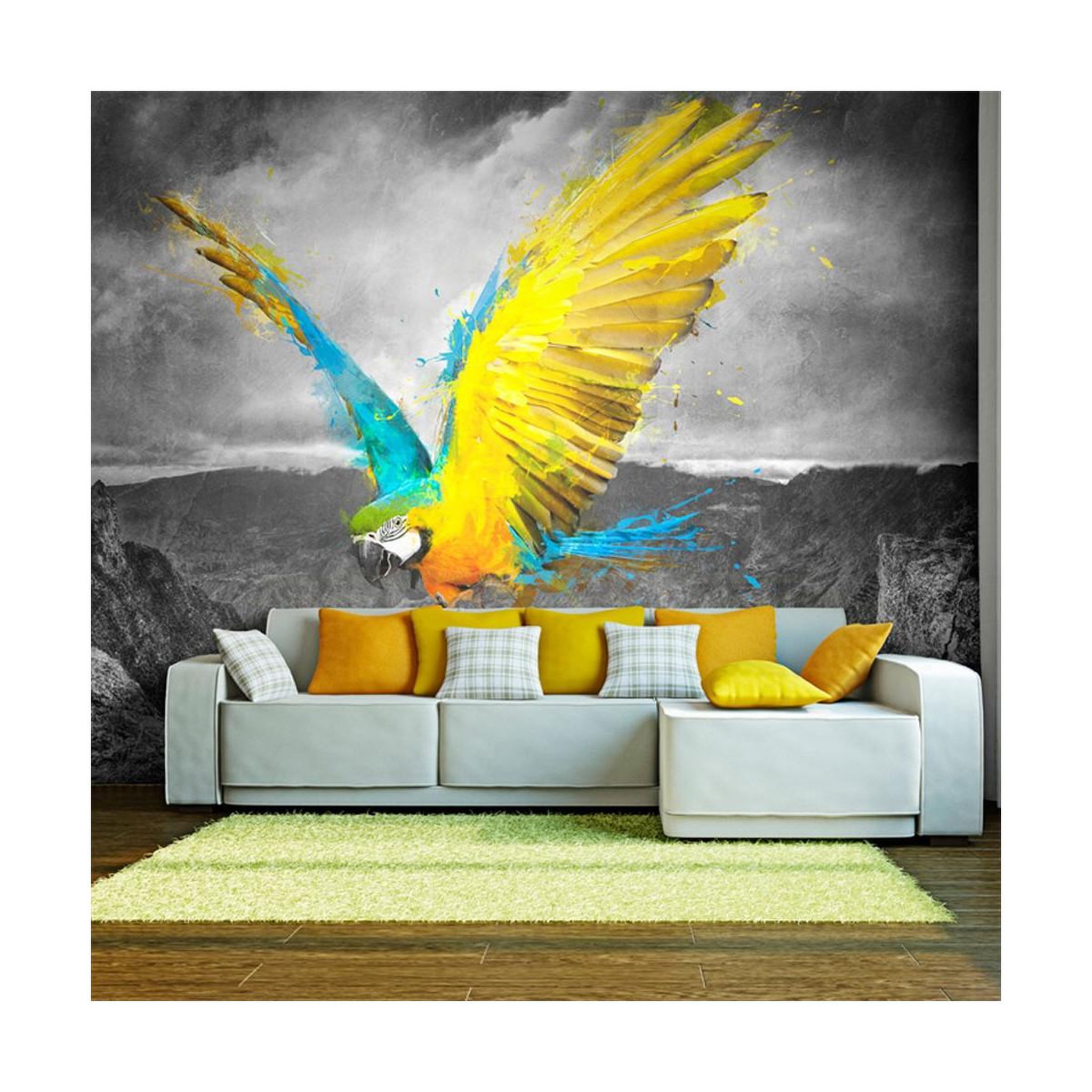 Voir la diapositive 1 : Paris Prix Papier Peint  Exotic Parrot