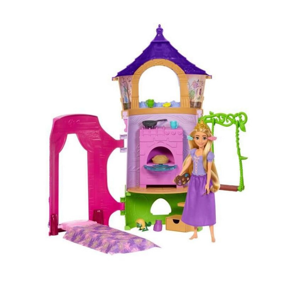 DISNEY PRINCESS Princesse Disney - Coffret Tour De Raiponce - Poupées Mannequins - 3 Ans Et +