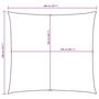 Voir la diapositive 6 : VIDAXL Voile de parasol tissu oxford carre 2x2 m noir