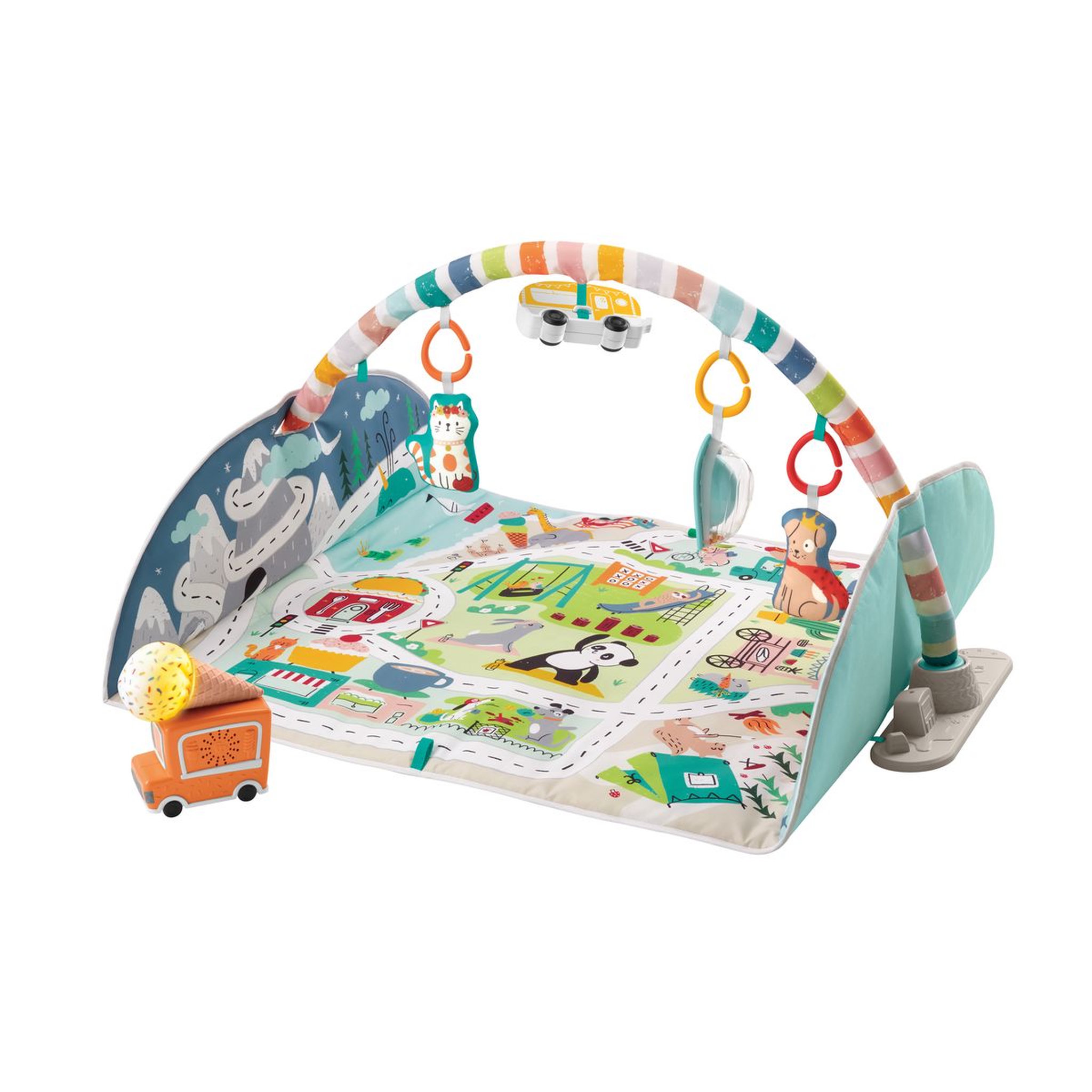 Voir la diapositive 2 : Fisher price Mon tapis découvertes évolutif