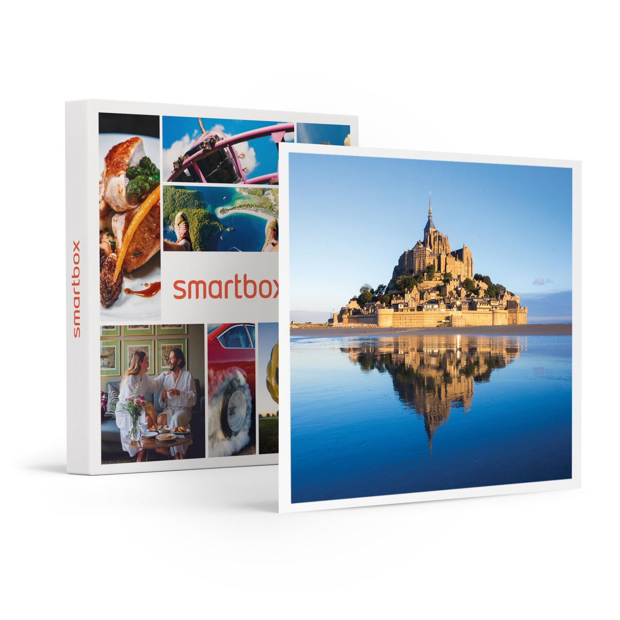 Voir la diapositive 1 : Smartbox Visite d'un trésor normand : 1 billet prioritaire pour l'abbaye du Mont-Saint-Michel - Coffret Cadeau Sport & Aventure