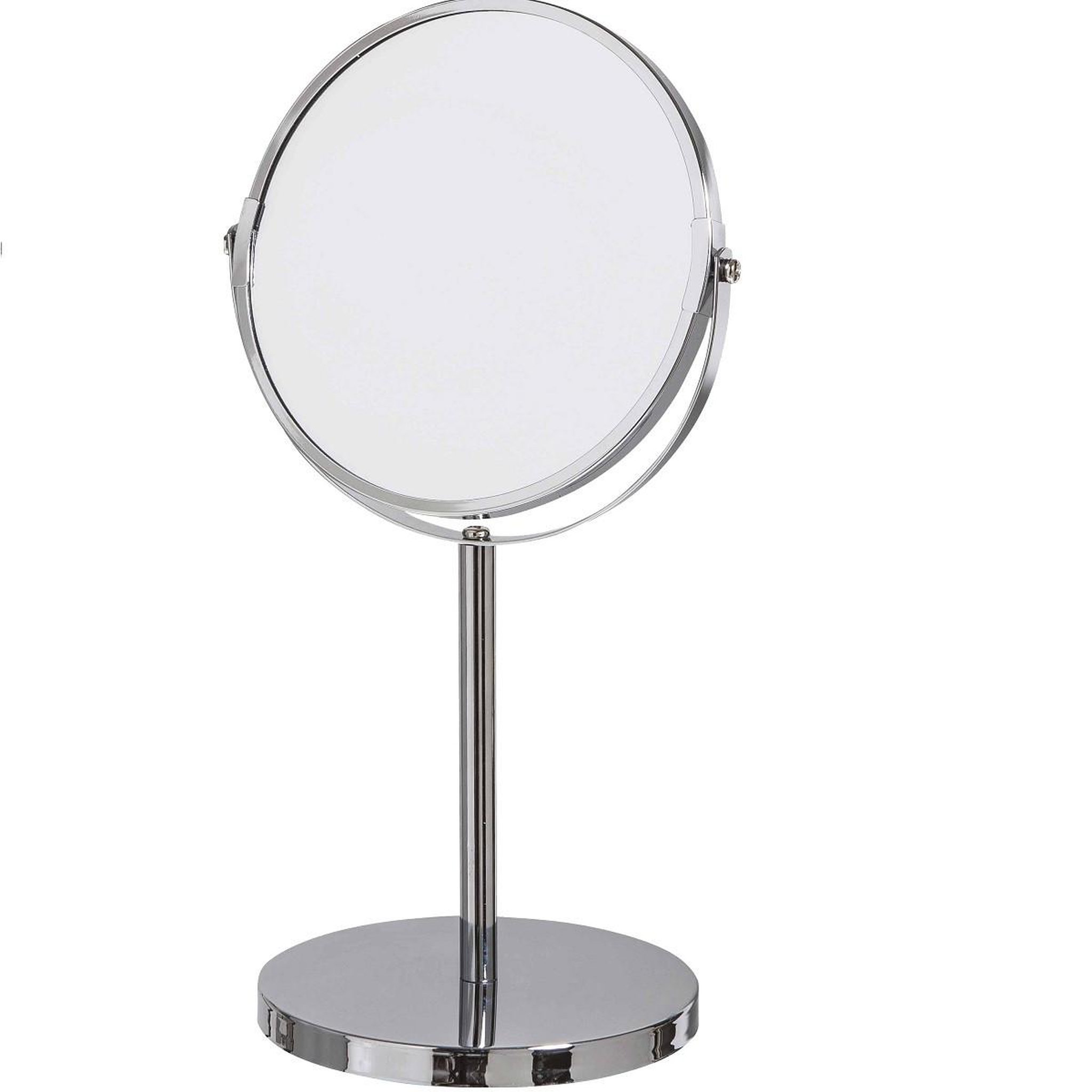 Voir la diapositive 1 : GUY LEVASSEUR Miroir grossissant en métal à poser