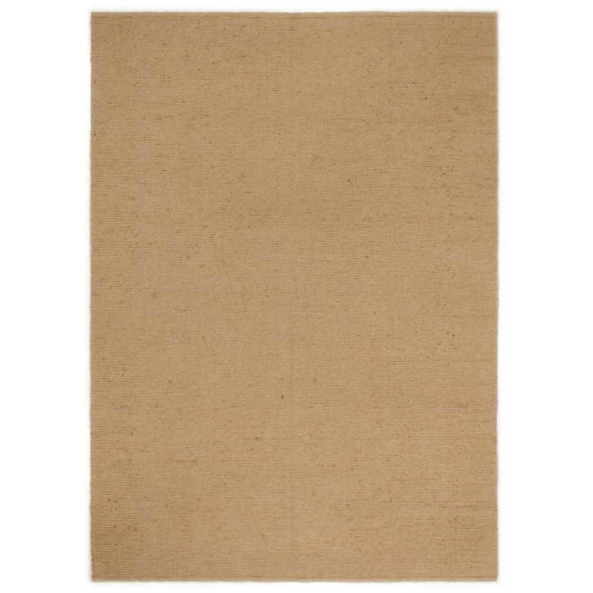 VIDAXL Tapis a poils boucles fait a la main 80x160 cm Jute et coton