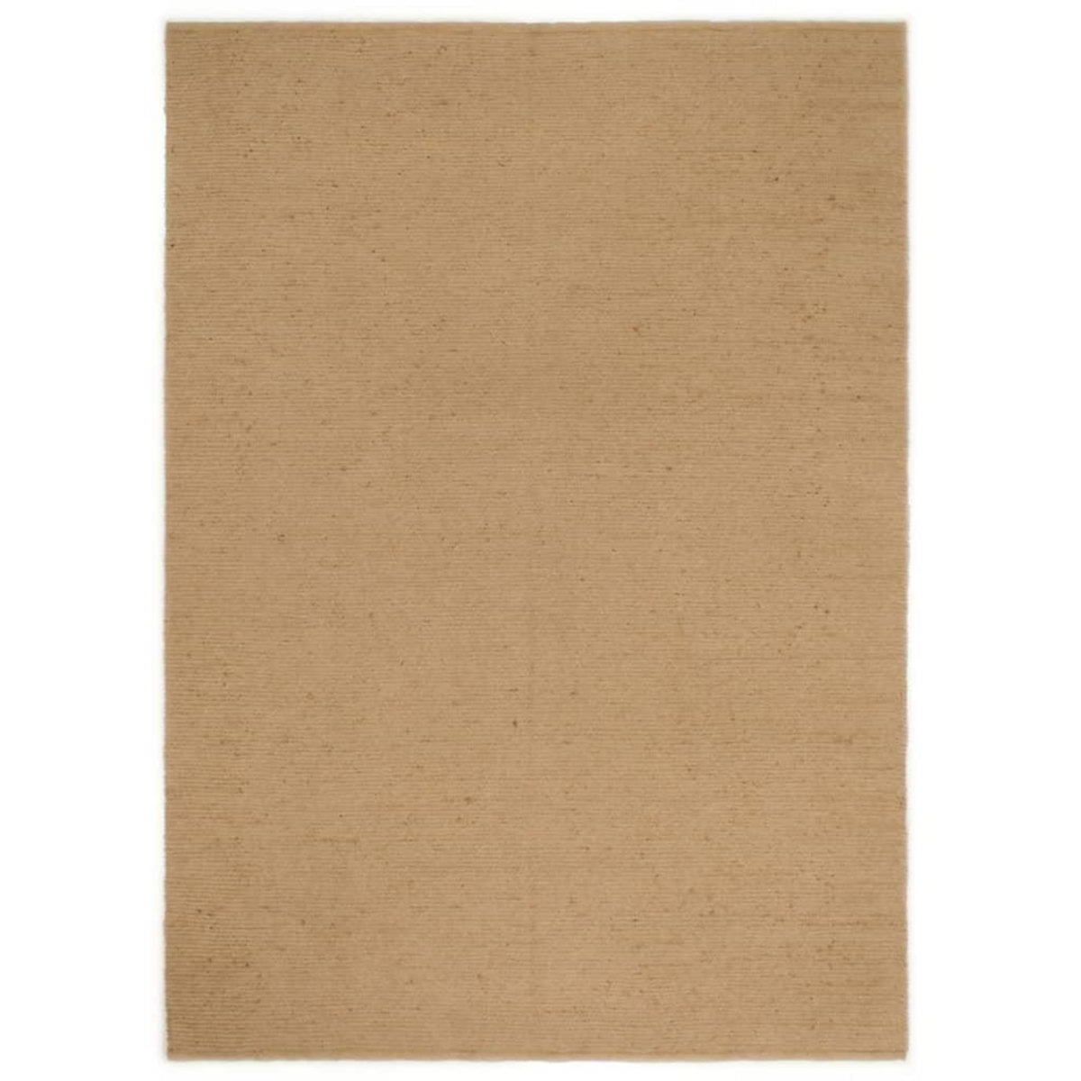 VIDAXL Tapis a poils boucles fait a la main 80x160 cm Jute et coton
