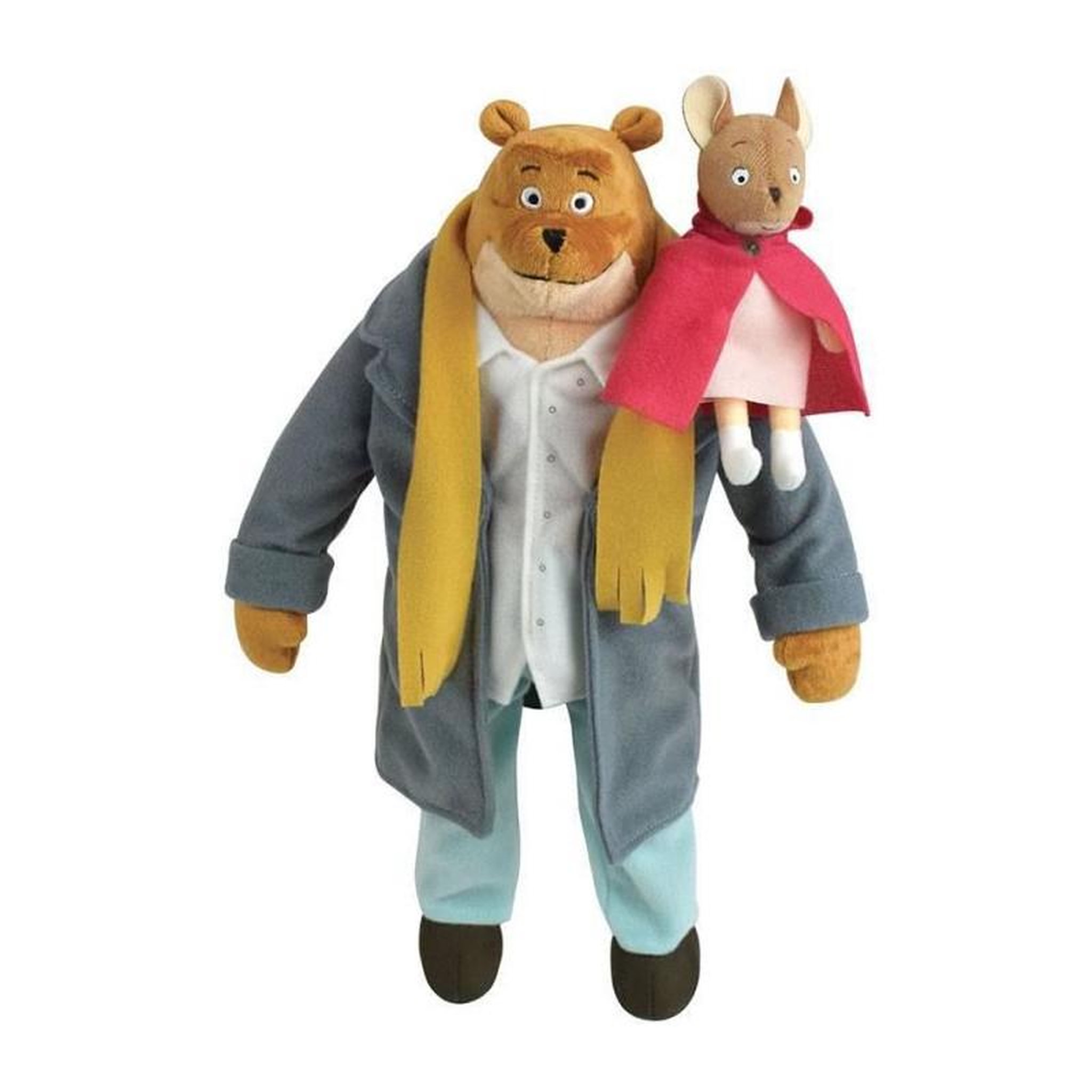 Voir la diapositive 3 : JEMINI JEMINI Ernest+Celestine Peluche Ernest +/- 31cm