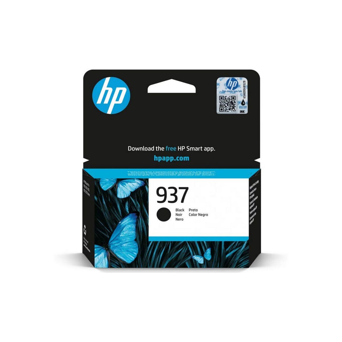 HP Cartouche d'encre Originale 937 Noire Standard - 6T0J0AE