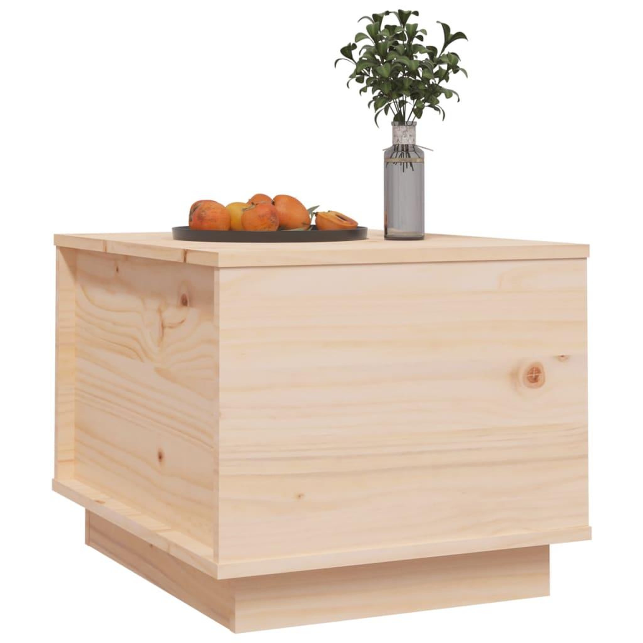 Voir la diapositive 4 : VIDAXL Table basse 40x50x35 cm Bois massif de pin