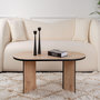 Voir la diapositive 3 : Habitat et Jardin Table basse en bois  Sable  119 x 60 x 40 cm - Chêne saphir