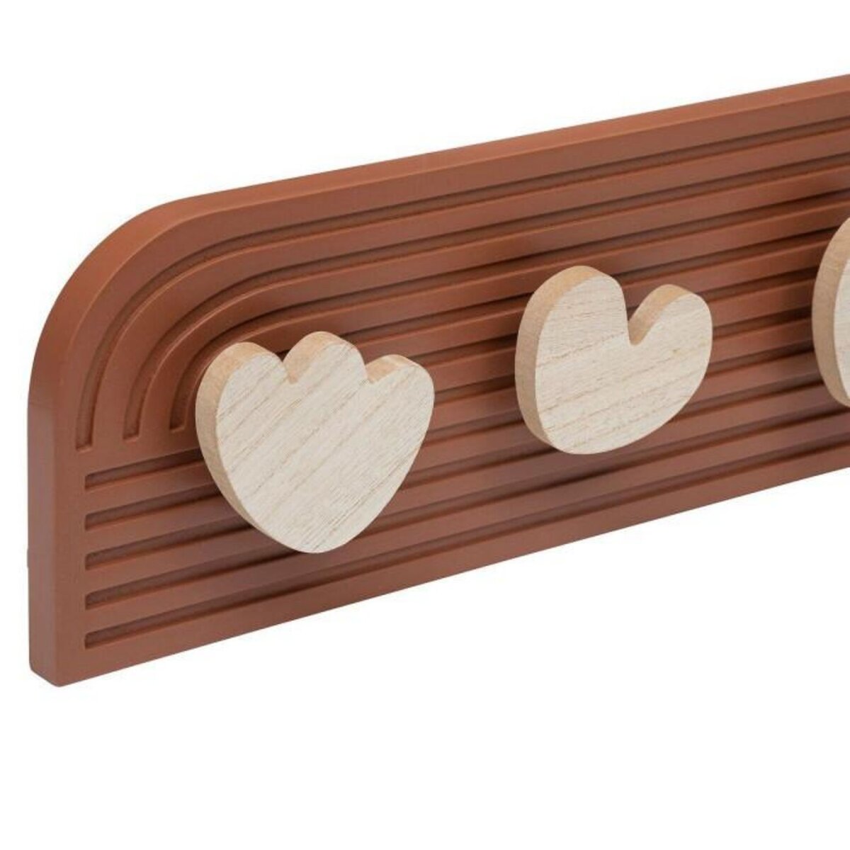 ATMOSPHERA Patère Murale 5 crochets  Marine  69cm Terracotta