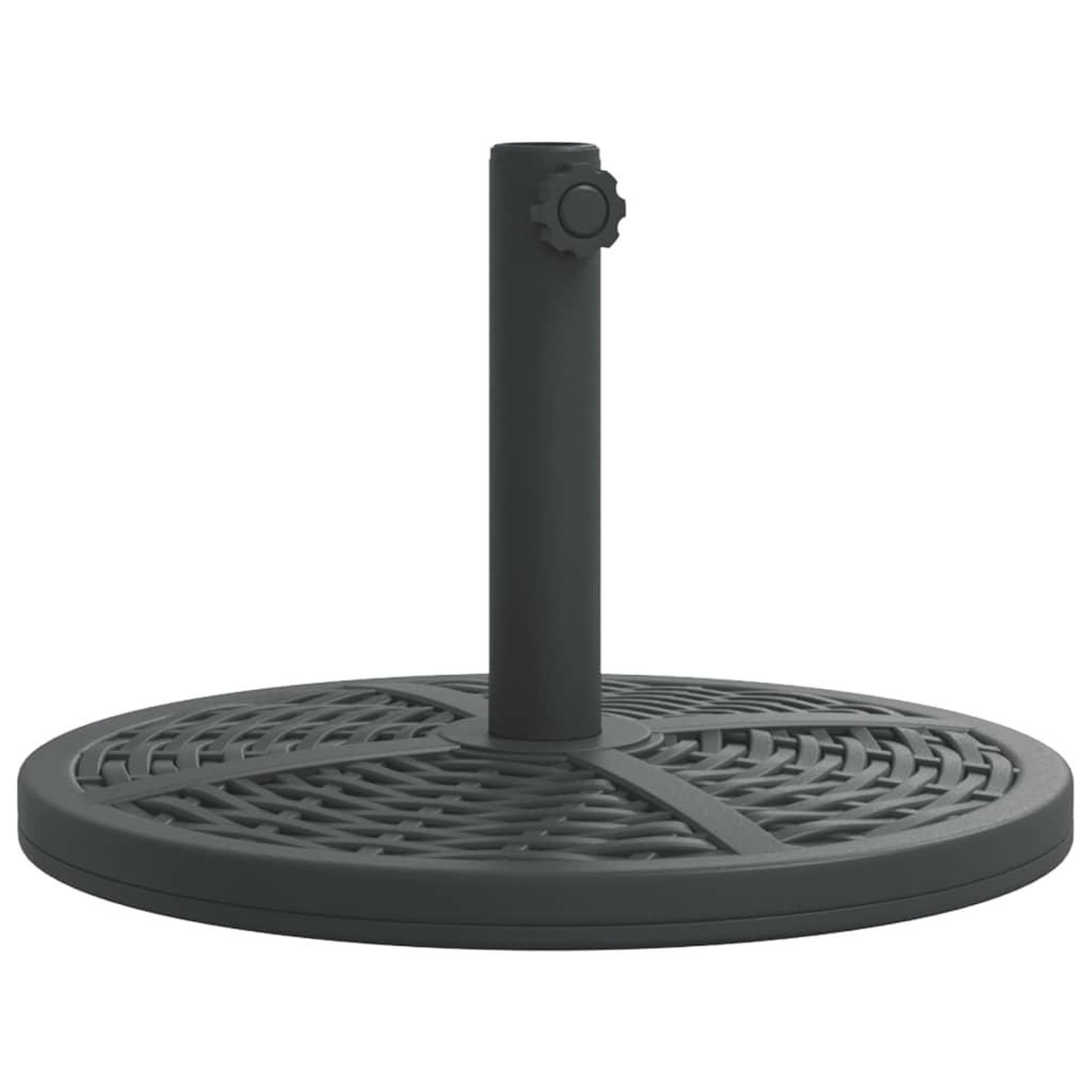 Voir la diapositive 2 : VIDAXL Base de parasol pour mats Ø38 / 48 mm 12 kg rond