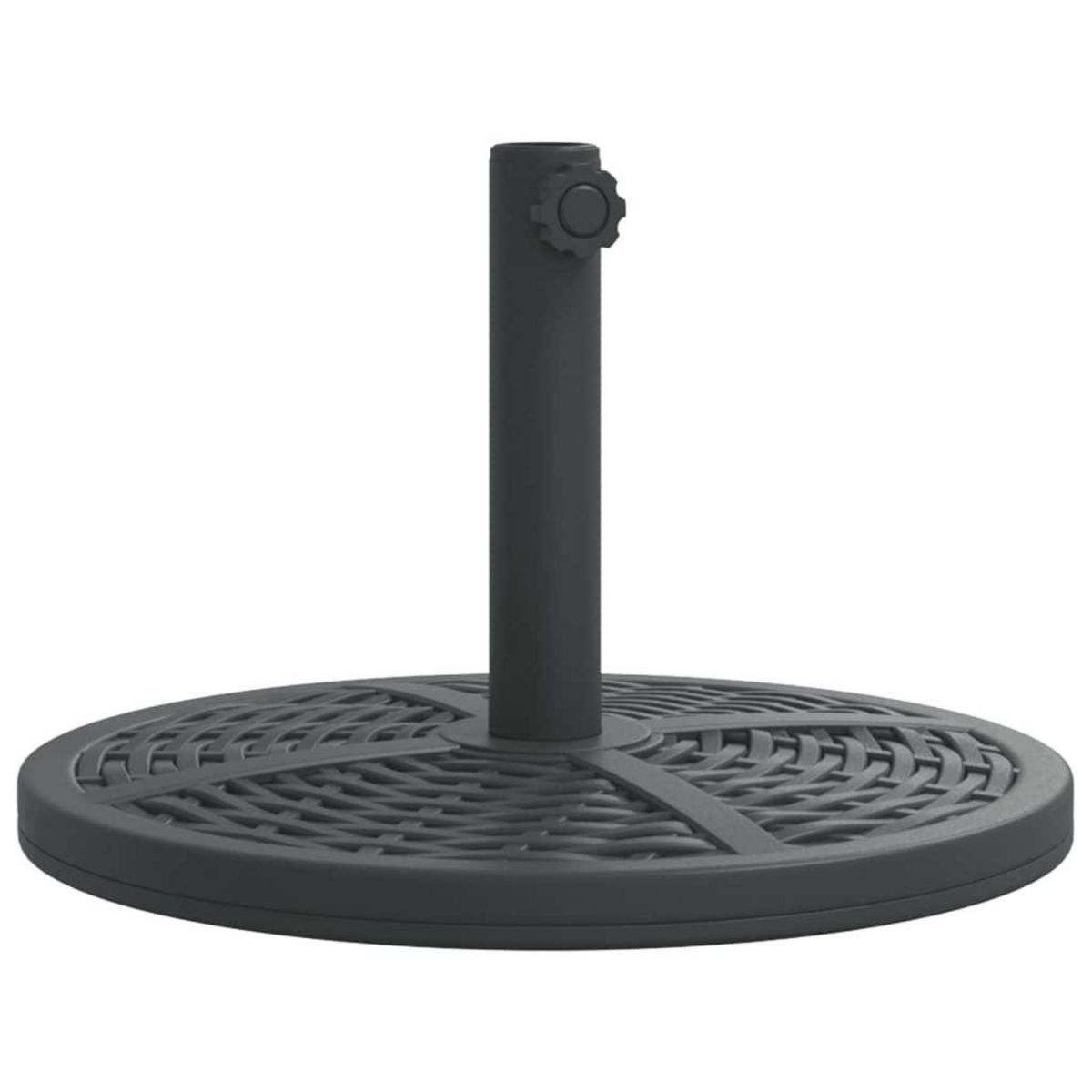 VIDAXL Base de parasol pour mats Ø38 / 48 mm 12 kg rond