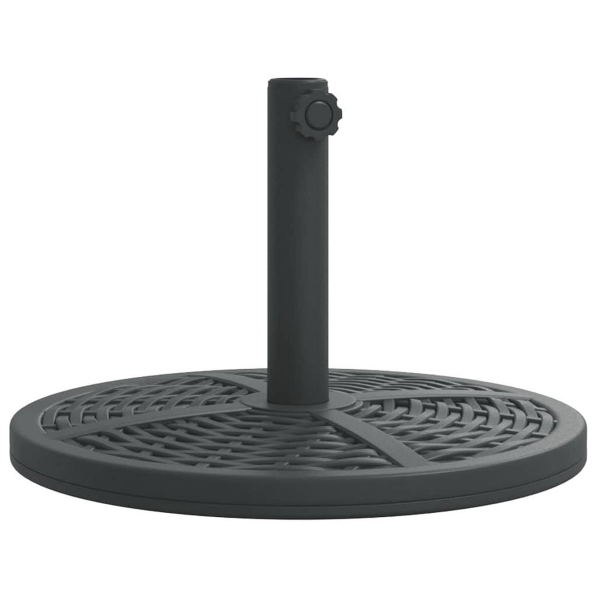 VIDAXL Base de parasol pour mats Ø38 / 48 mm 12 kg rond