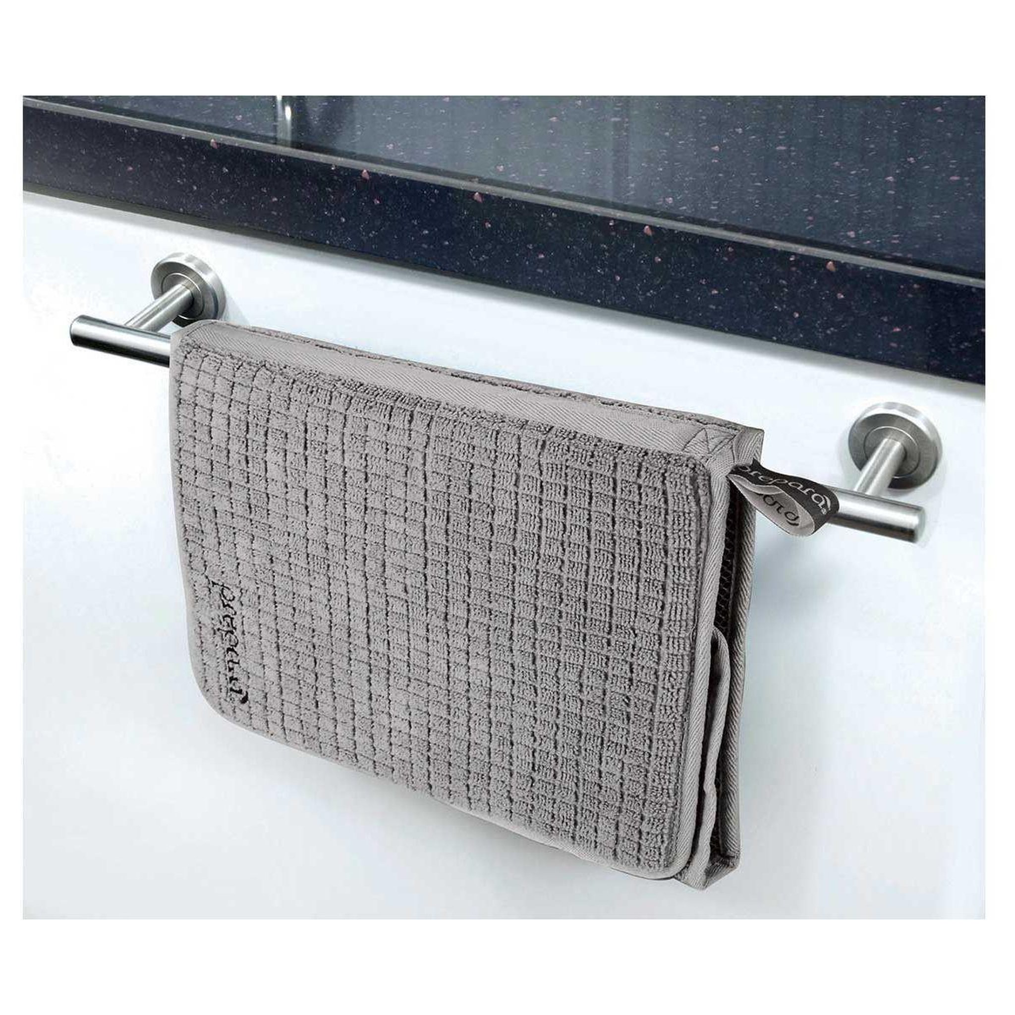 Voir la diapositive 3 : Prepara Tapis de séchage DE SECHAGE ANTIBACTERIEN  GRIS