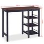 Voir la diapositive 6 : VIDAXL Assortiment de bar 3 pcs MDF Noir