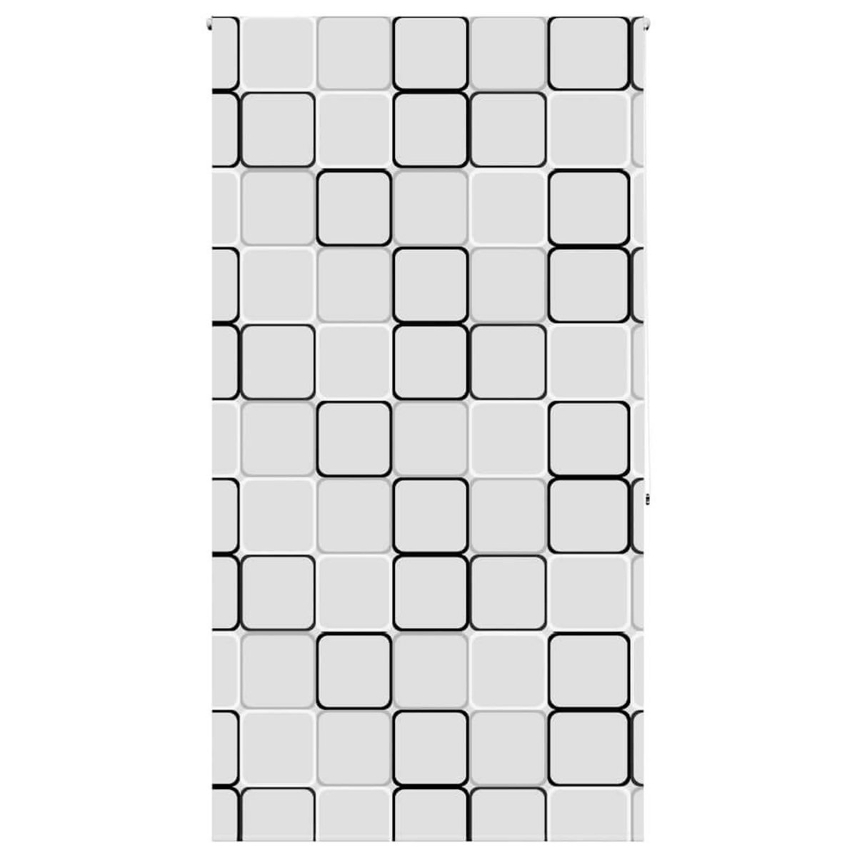 VIDAXL Store enrouleur de douche 130x240 cm largeur du tissu 126 cm